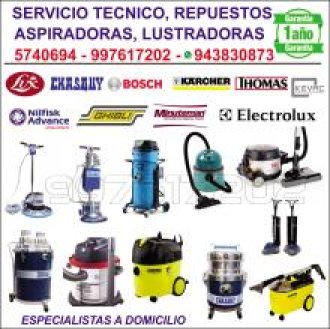 SERVICIO TECNICO PARA LUSTRADORAS Y ASPIRADORAS CHASQUY THOMAS ELECTROLUX KARCHER OTROS 997617202