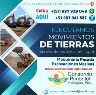 Maquinaria Pesada Equipos Excavaciones y Demoliciones Arequipa Perú 2026