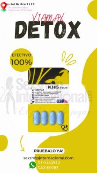 VIAMAX DETOX RETARDA Y POTENCIA 100 