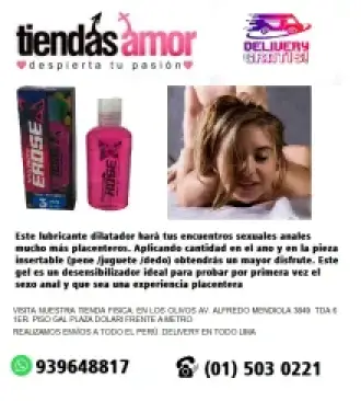 Lubricante Multiorgasmico Erosex Tutti Frutti.