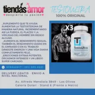Testo Ultra Potenciador De Testosterona - TIENDAS AMOR IZAGUIRRE