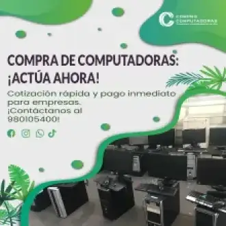 COMPRA INMEDIATA DE COMPUTADORAS