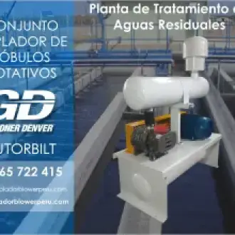 SOPLADOR PARA TRATAMIENTO DE AGUAS RESIDUALES