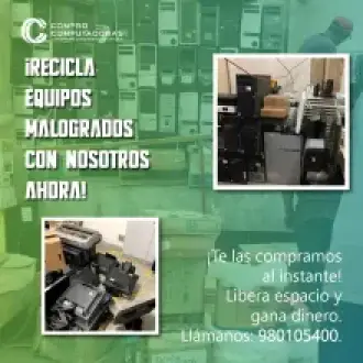  VENDENOS TU COMPUTADORA RECICLA CON NOSOTROS