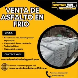 VENTA DE ASFÁLTO EN FRIO