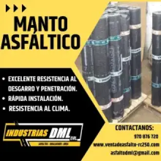 VENTA DE MANTO ASFALTICO