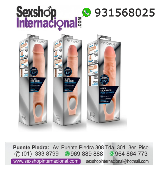 EXTENSOR CON ANILLO SUJETADOR PEFORMANCE EN TAMAÑOS SEXSHOP