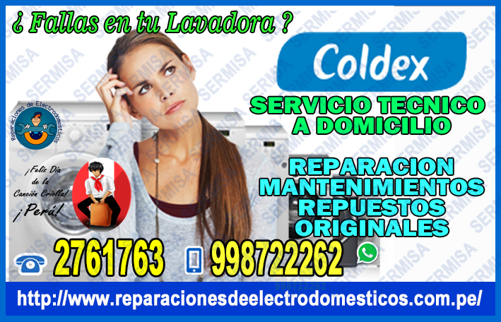 COLDEX ATENCIÓN TÉCNICA A1 A LAVADORAS RIMAC 981091335