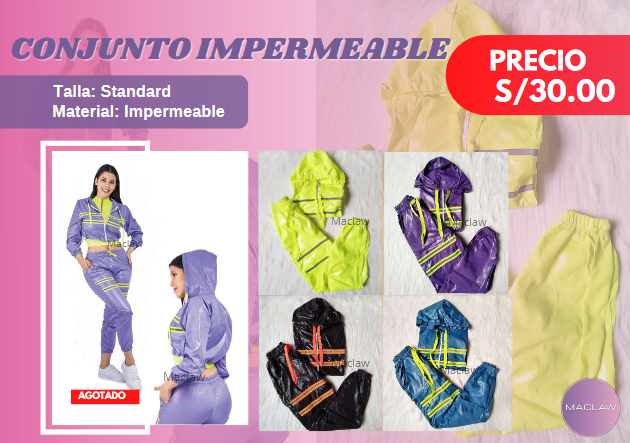 Conjunto impermeable