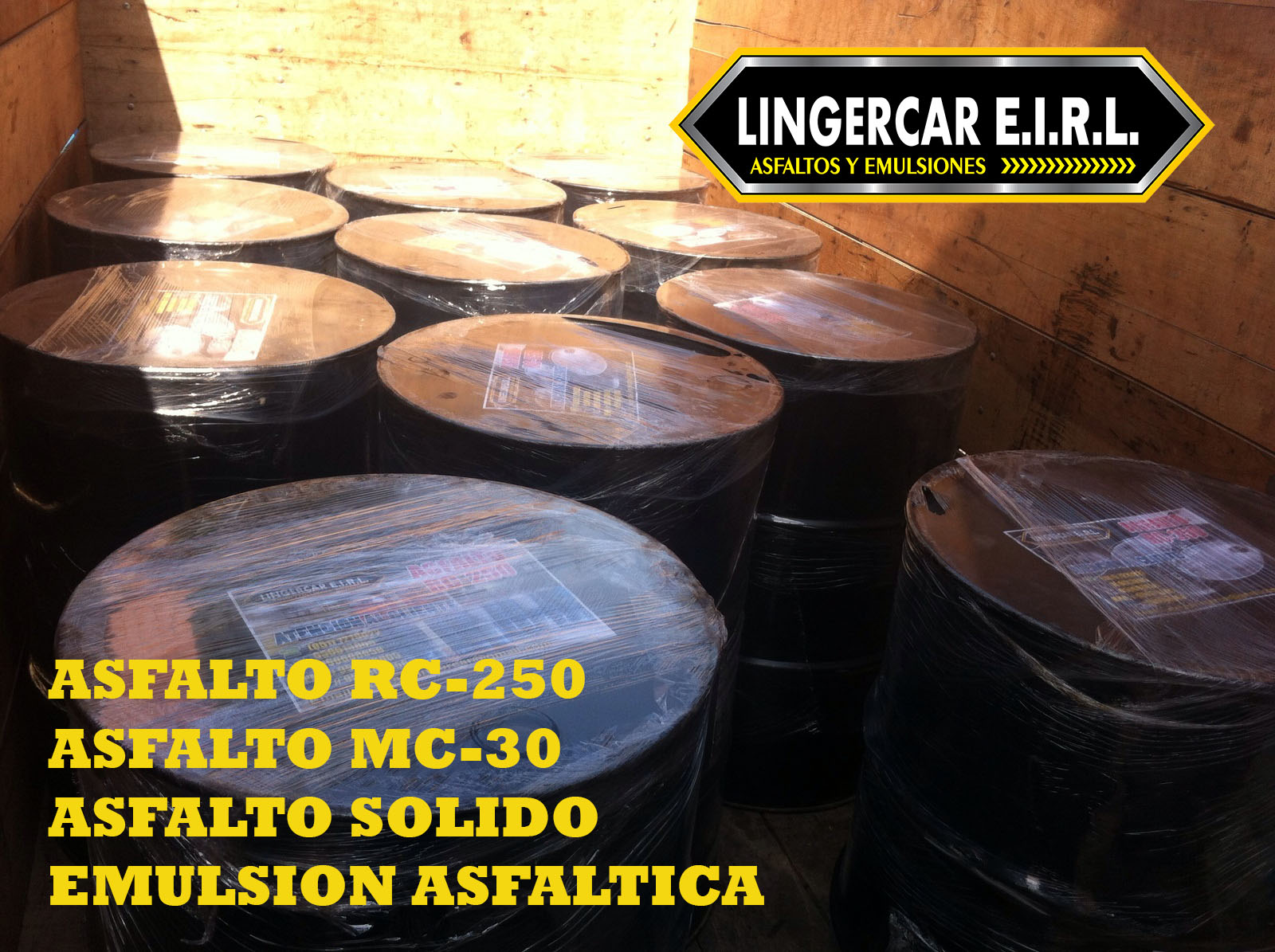 EN VENTA ASFALTO MC-70 - BREA LIQUIDA ENTRE OTROS