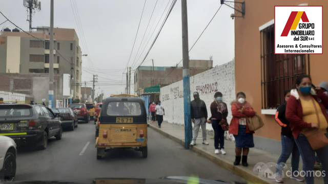 VENDO TERRENO COMECIAL MEDIA CUADRA DE LA PLAZA DE ARMAS PISCO CHINCHA