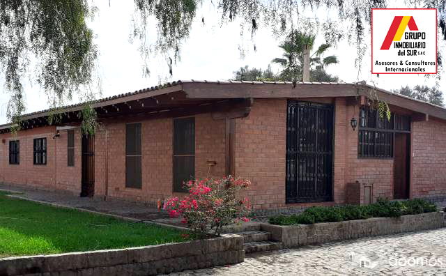 VENDO CASA CAMPESTRE EN CONDOMINIO 1302 M² - 2 CUADRAS DE GROCIO CHINCHA ALTA