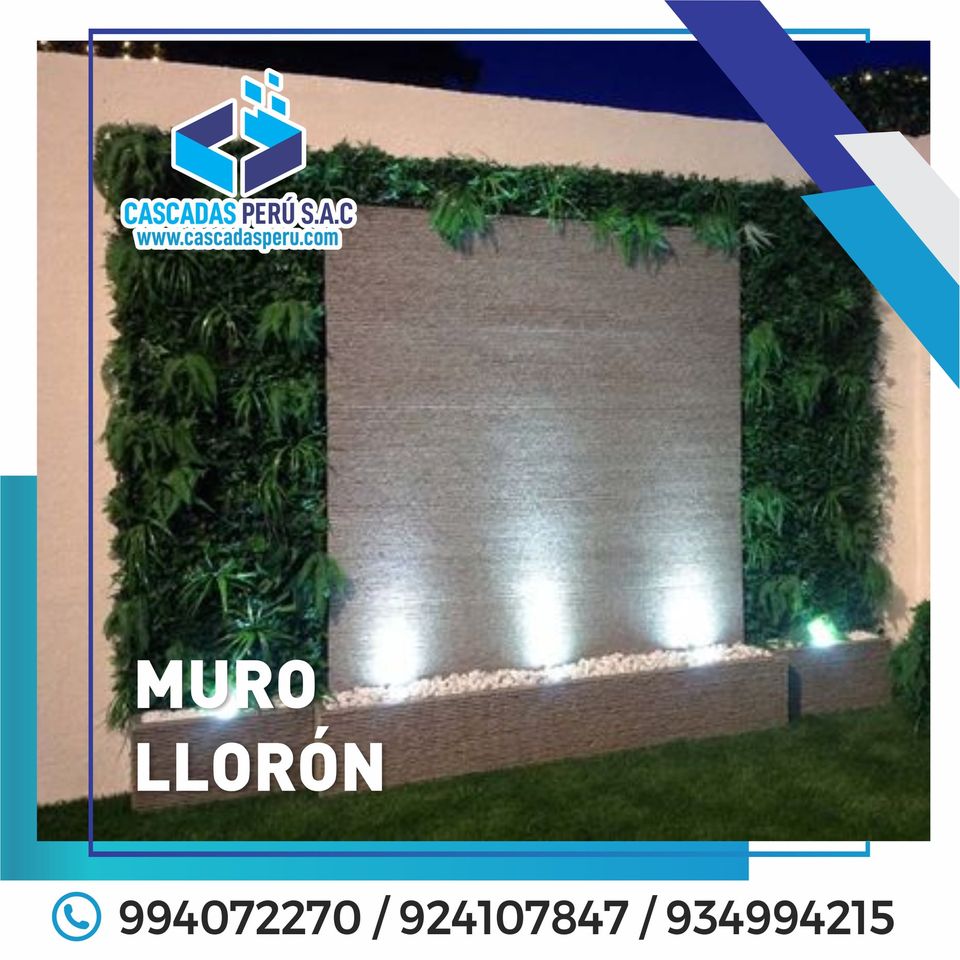 MURO LLORÓN MURO LLORÓN DECORATIVO MURO LLORÓN EN JARDIN