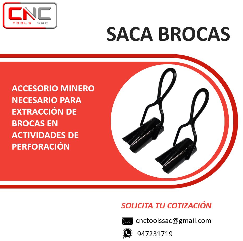 ACCESORIO MINERO SACA BROCA