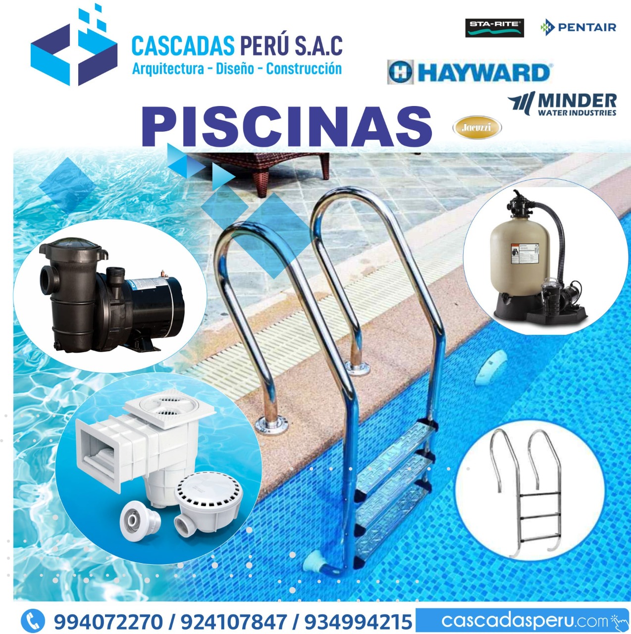 velo de agua cascadas para piscina bombas para piscina rebose para velo de agua piscina samart. piscinas inteligente