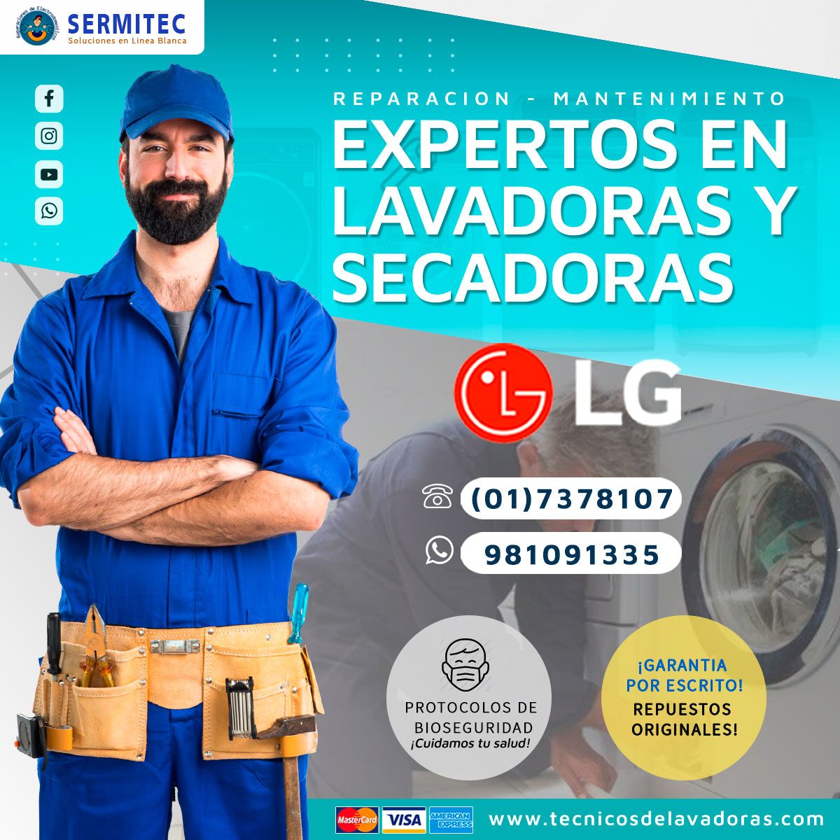 Especialistas en reparar lavadoras 981091335