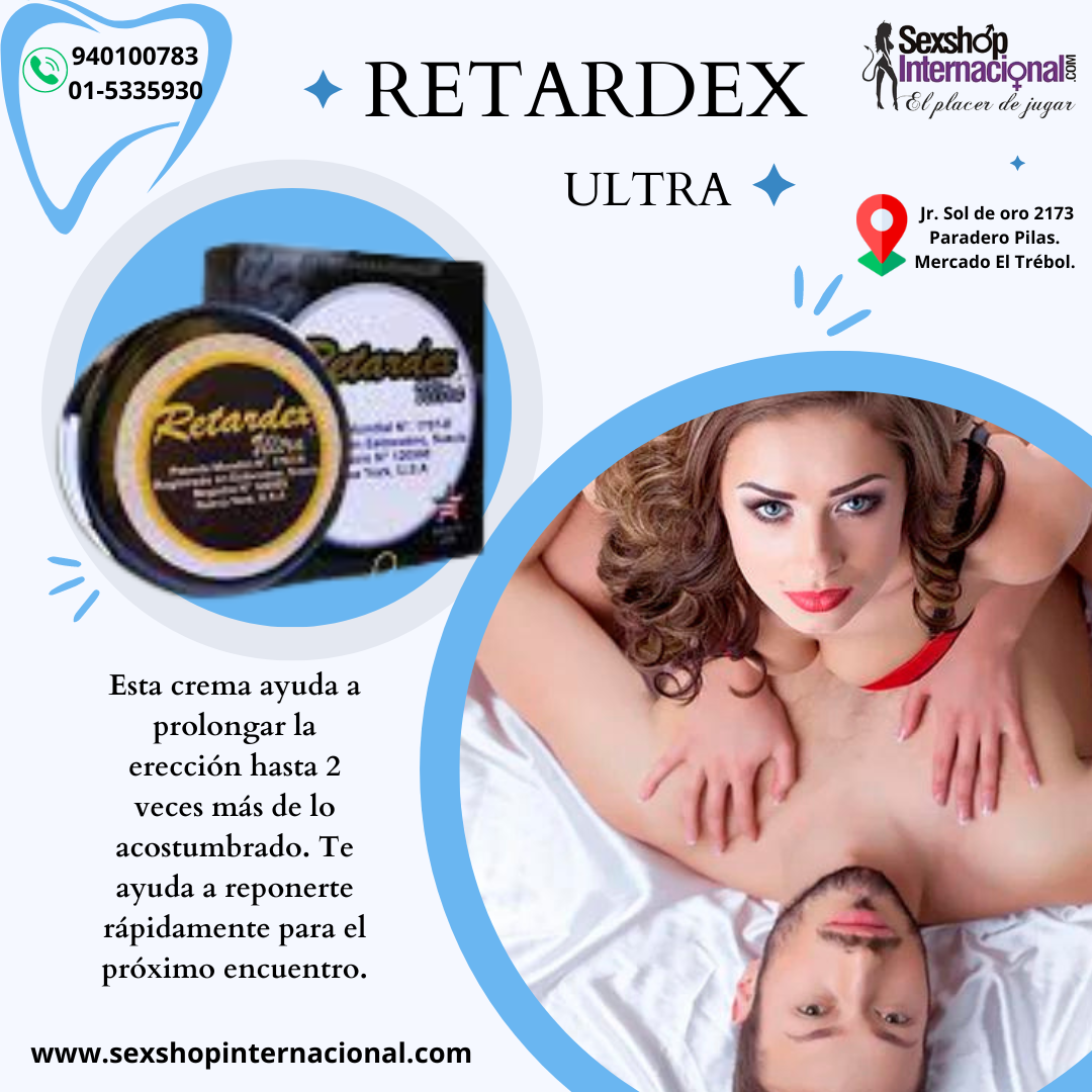 RETARDEX PROLONGA TU ERECCION HASTA DOS VECES 