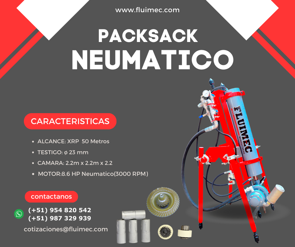 PACKSACK MÁQUINARIA PARA MINERÍA