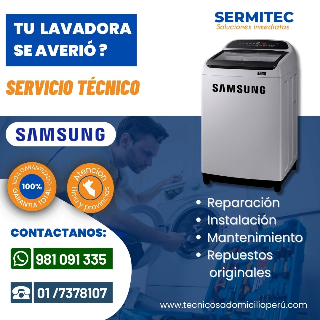 Rapid TECNICOS SAMSUNG LAVADORA 981 091 335 <Los Olivos
