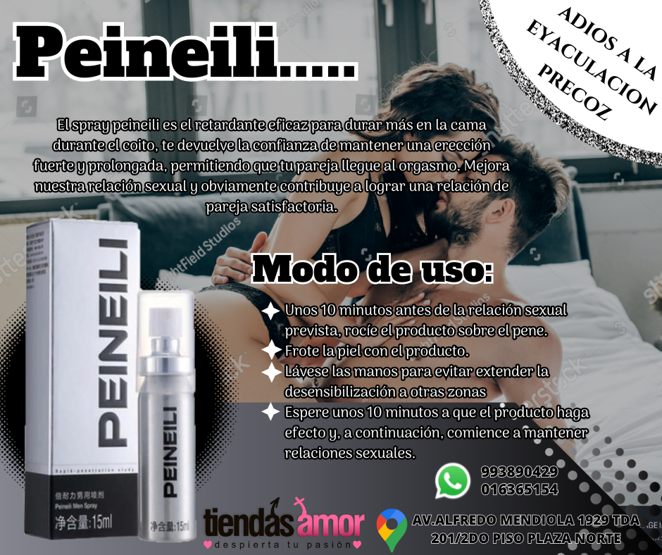 SEXSHOP TIENDAS AMOR TIENE EL MEJOR RETADANTES EN SPRAY PARA HOMBRES 