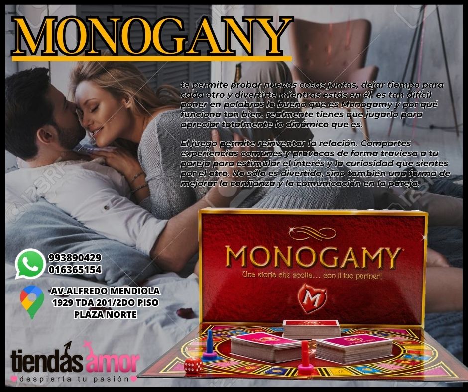 SEXSHOP JUEGOS EROTICOS DE MESA PARA PAREJAS MONOGAMY