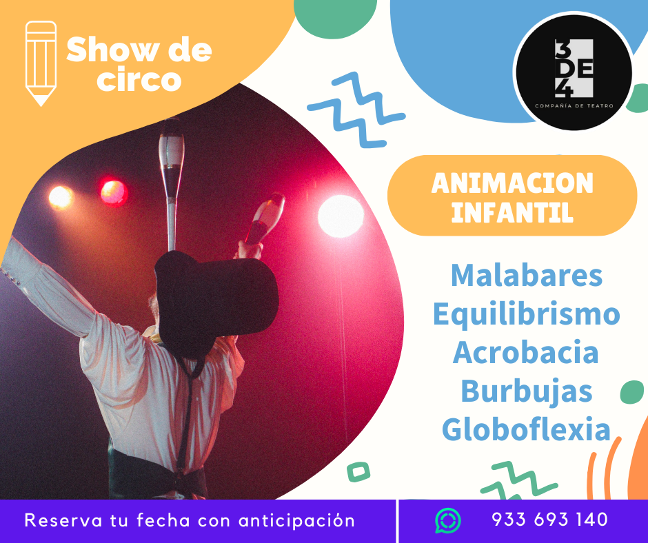 Show Infantil espectáculo de circo 