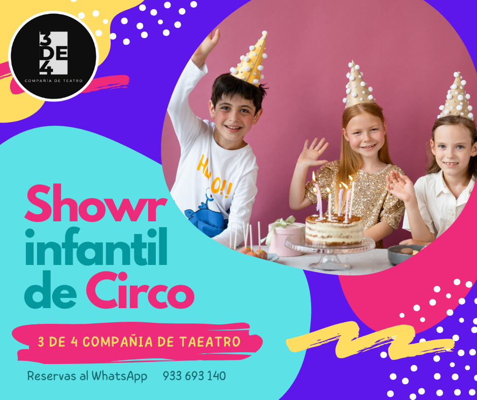 Show Infantil espectáculo de circo 