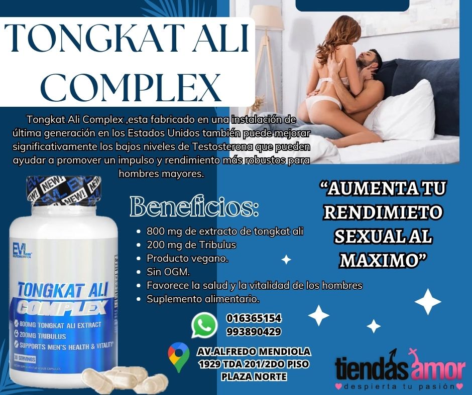 CALIDAD QUE MERECES TE OFRECEMOS TONGKAT ALI COMPLEX SEXSHOP 1