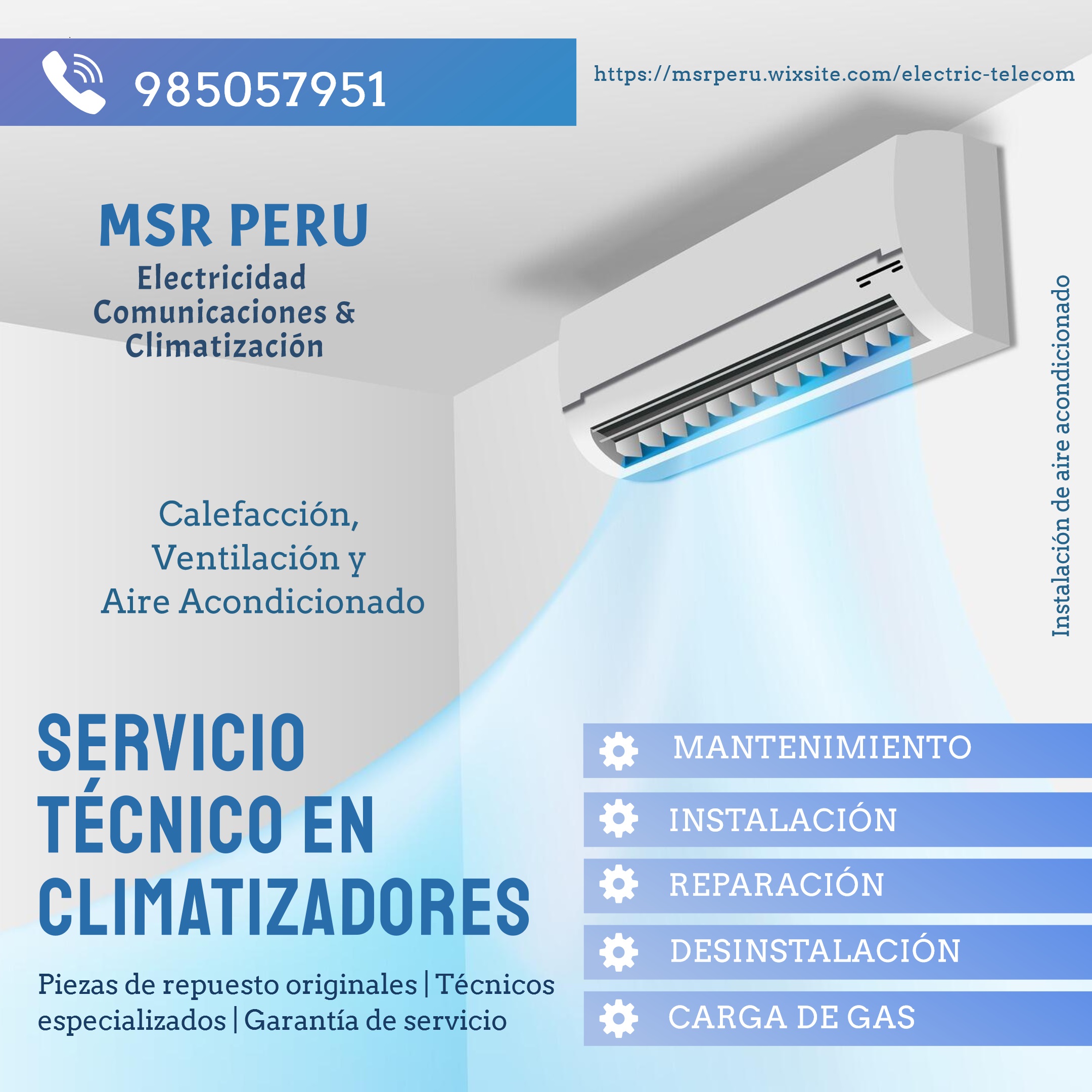 Instalación de Aire Acondicionado Split Inverter 985057951