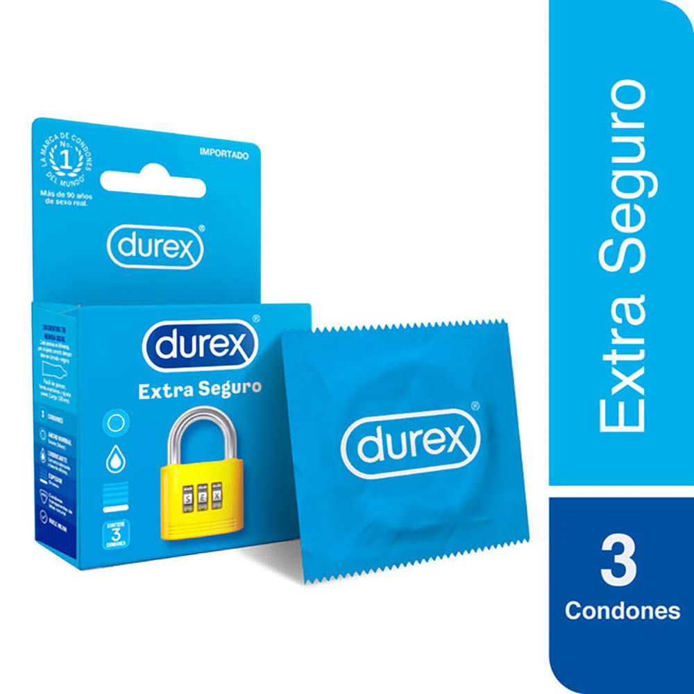 PRESERVATIVOS - DUREX Extra Seguro