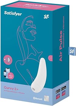 ESTIMULADOR DE CLITORIS - SATISFYER CURVY 2 WHITE