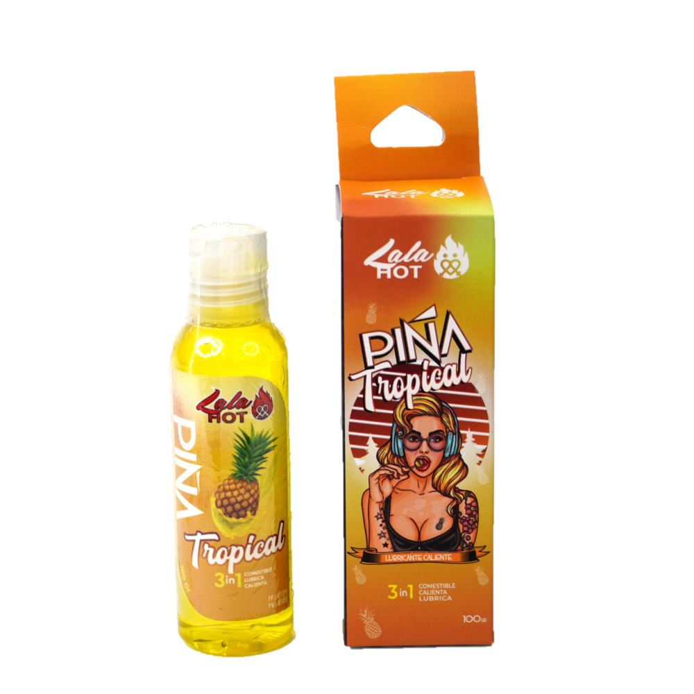 LUBRICANTE INTIMO COMESTIBLE DE PIÑA - LALAHOT