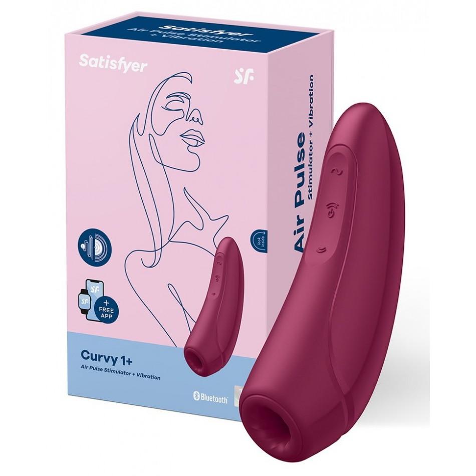 SUCCIONADOR DE CLITORIS - ATISFYER CURVY 1 RED