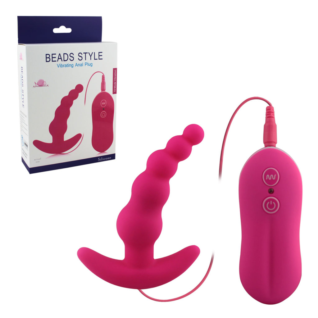 Beads Style Vibrating Anal Plug