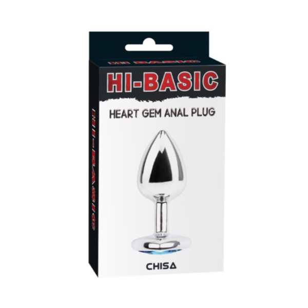 Plug Anal Silver Heart