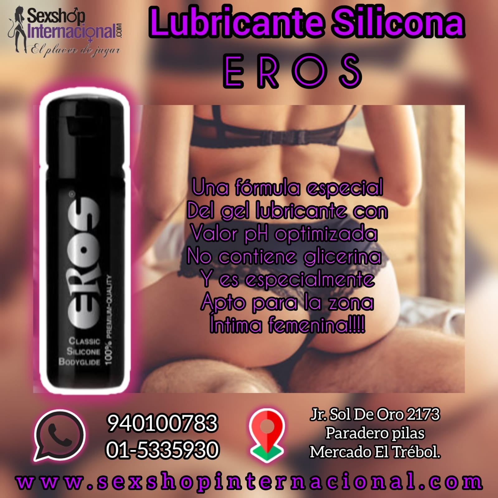 EROS - DURA UN LARGO TIEMPO EN LA CAMA - SEXSHOP PLAZA NORTE.