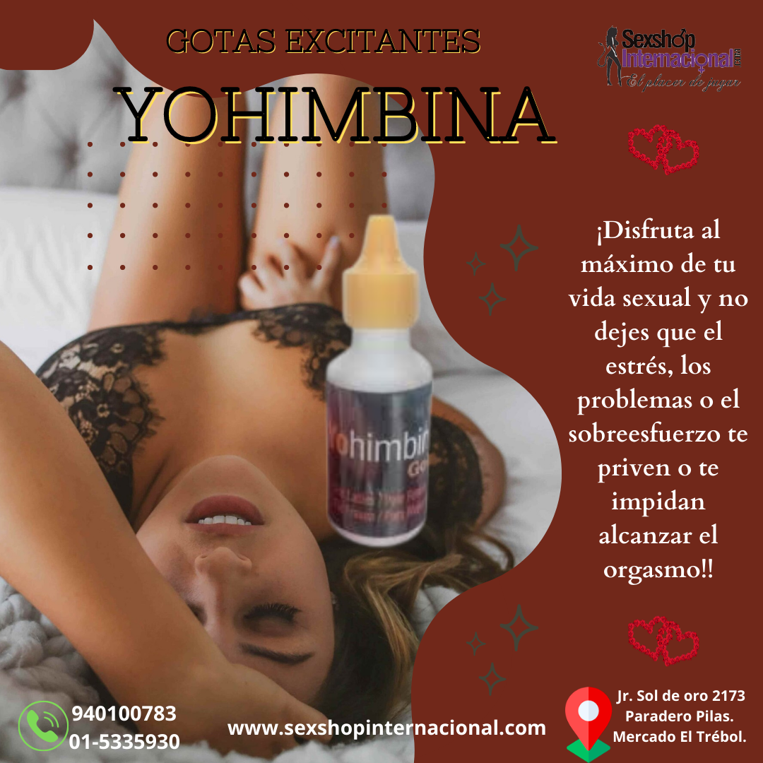 Yohimbina Gold Excitante - SEXSHOP PLAZA NORTE.