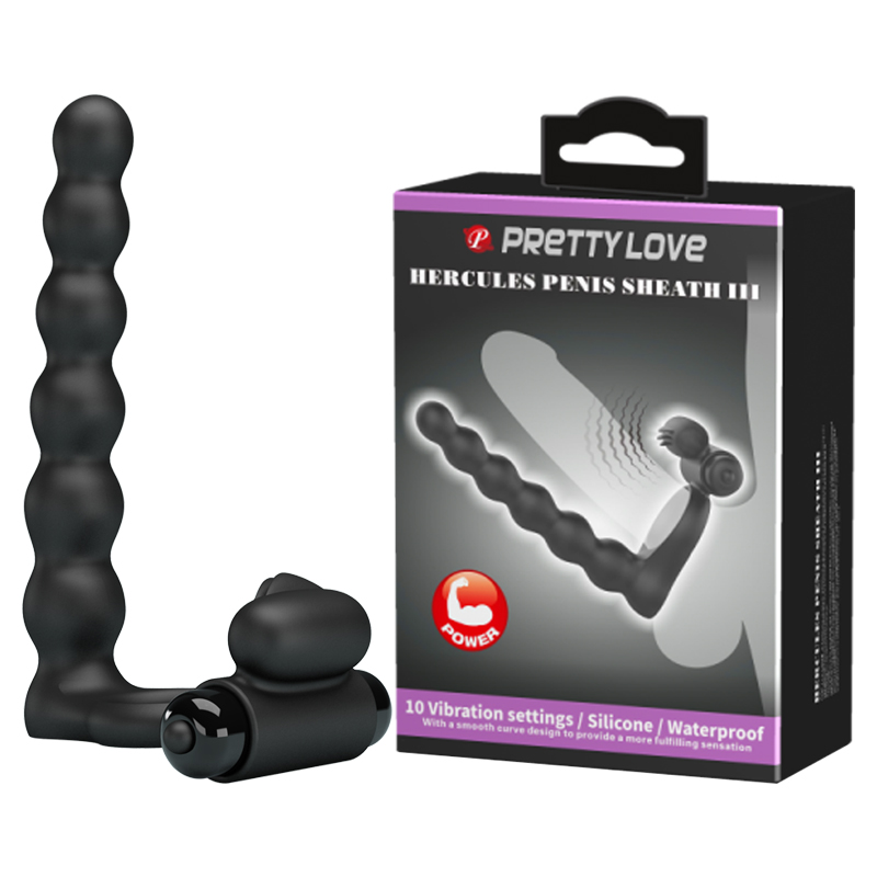 ANILLO VIBRADOR - HERCULES PENIS SHEATH III - SEXSHOP PLAZA NORTE.