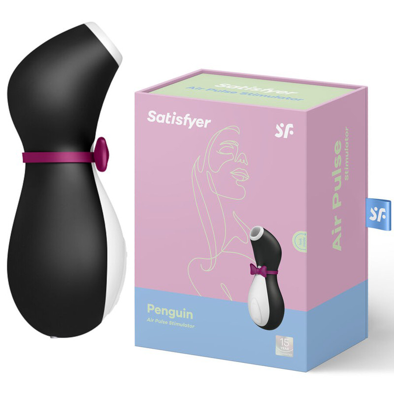 SUCCIONADOR DE CLITORIS - SATISFYER PENGUIN - SEXSHOP PLAZA NORTE.