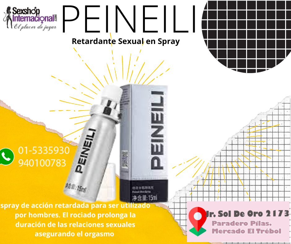 PEINEILI EL PLACER DE LA DURACION DEL SEXO - SEXSHOP PLAZA NORTE.