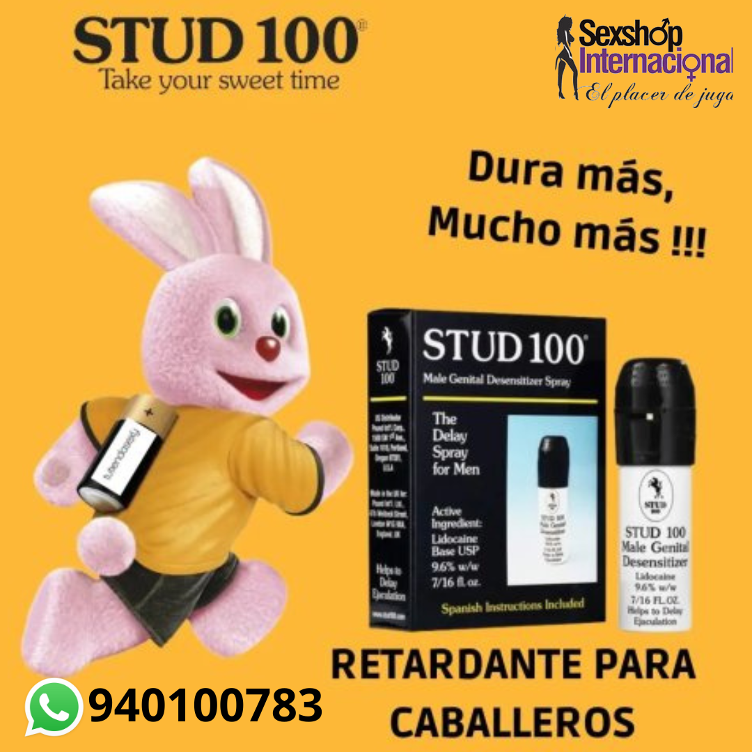 STUD 100 40 MINUTOS QUE TE LLEVA AL PARAISO - SEXSHOP PLAZA NORTE.