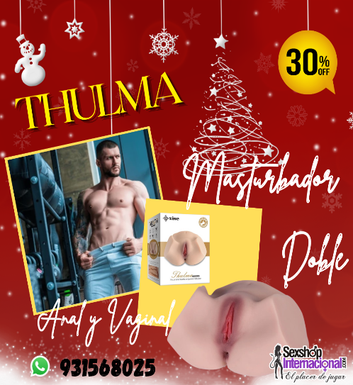 THULMA MASTURBADOR DOBLE VAGINAL Y ANAL SEXSHOP PTE.PIEDRA 931568025