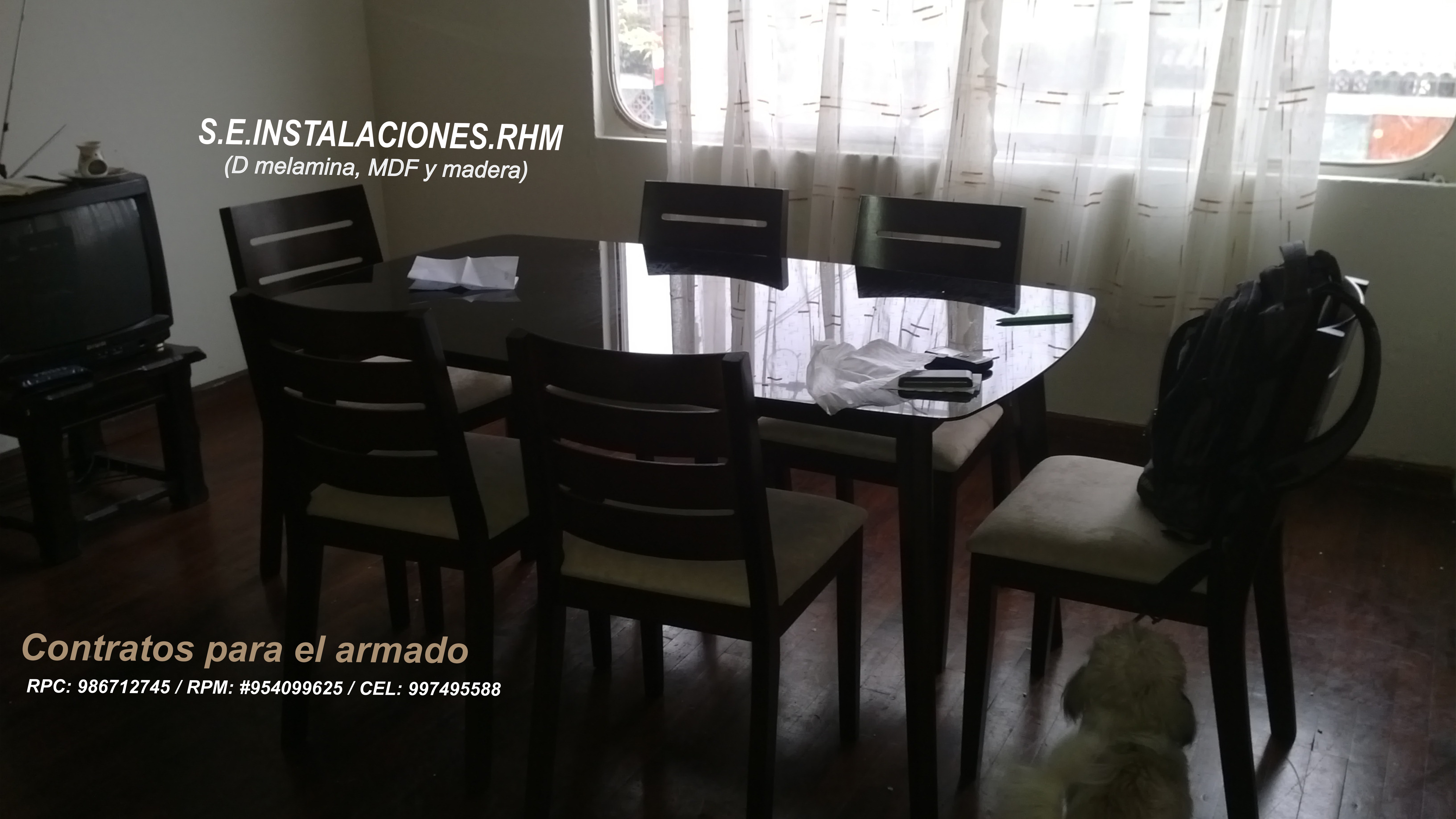 Armado De Juegos Comedor De 2 3 4 5 6 7 8 Sillas