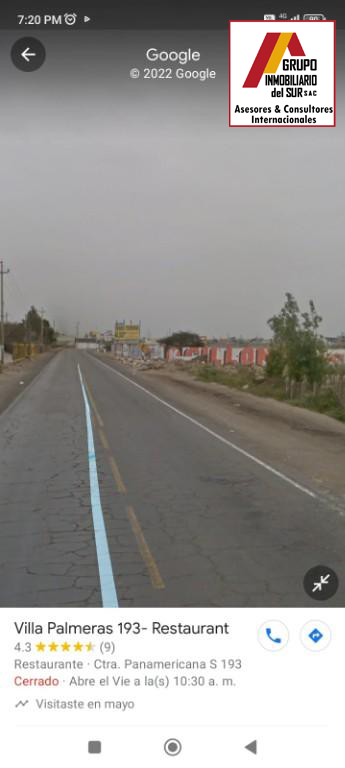  VENTA DE TERRENO URBANO DE 3758 M² PANAMERICANA SUNAMPE-CHINCHA SUNAMPE