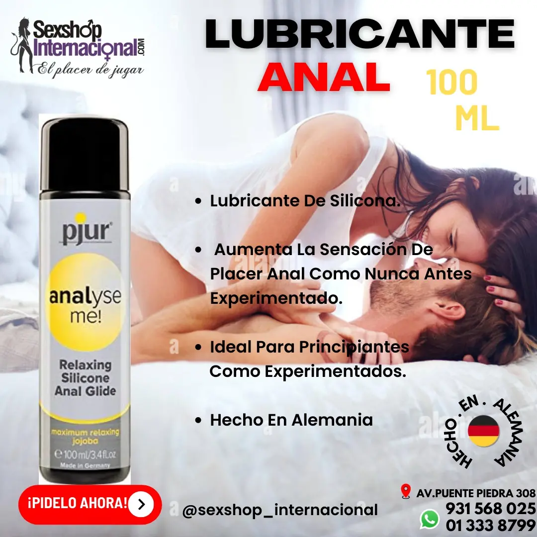 PJUR 100ML ORIGINAL LUBRICANTE SEXO ANAL COMO SEDADO SEXSHOP 931568025