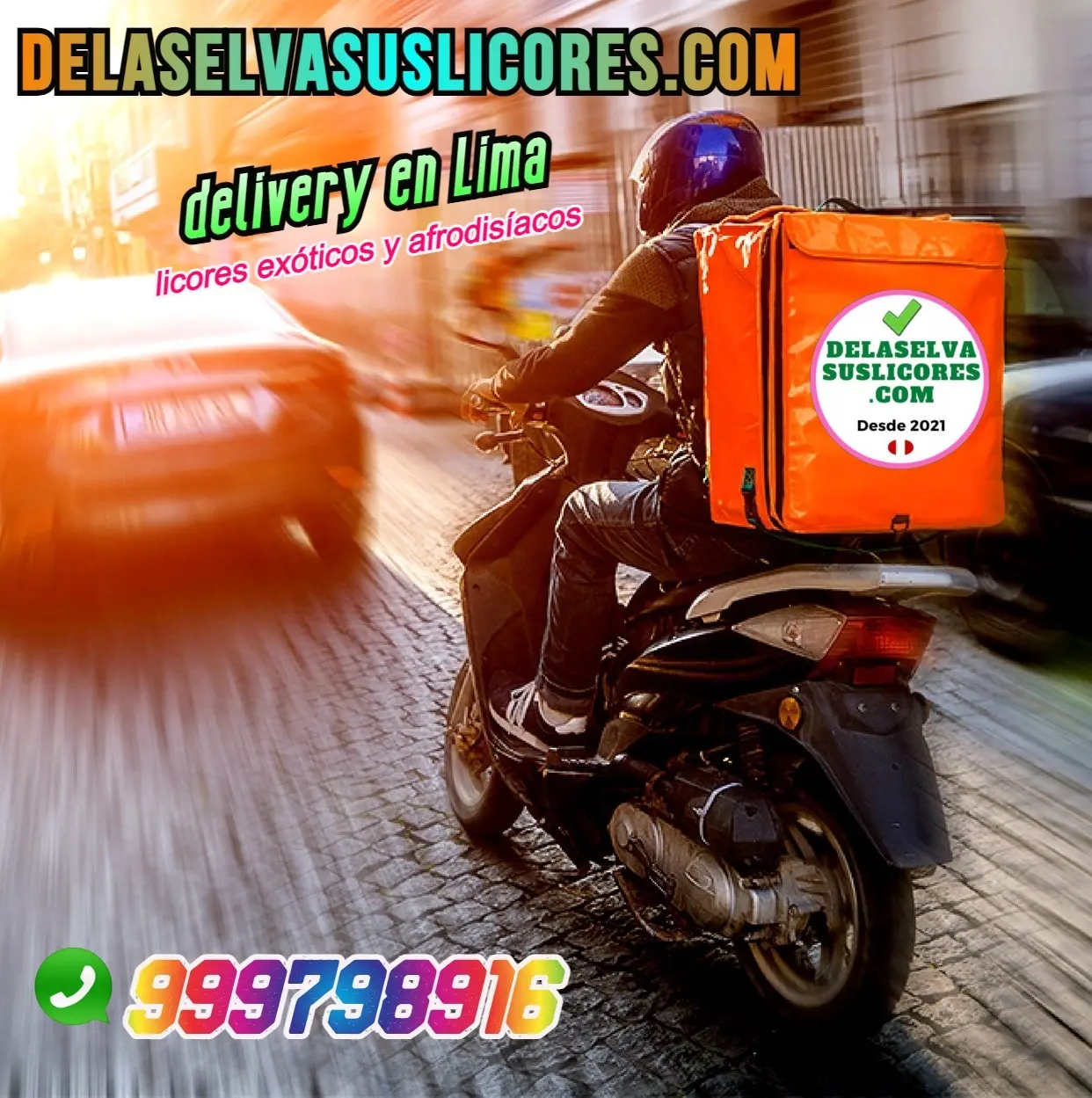 Venta delivery Licores de la Selva en Lima