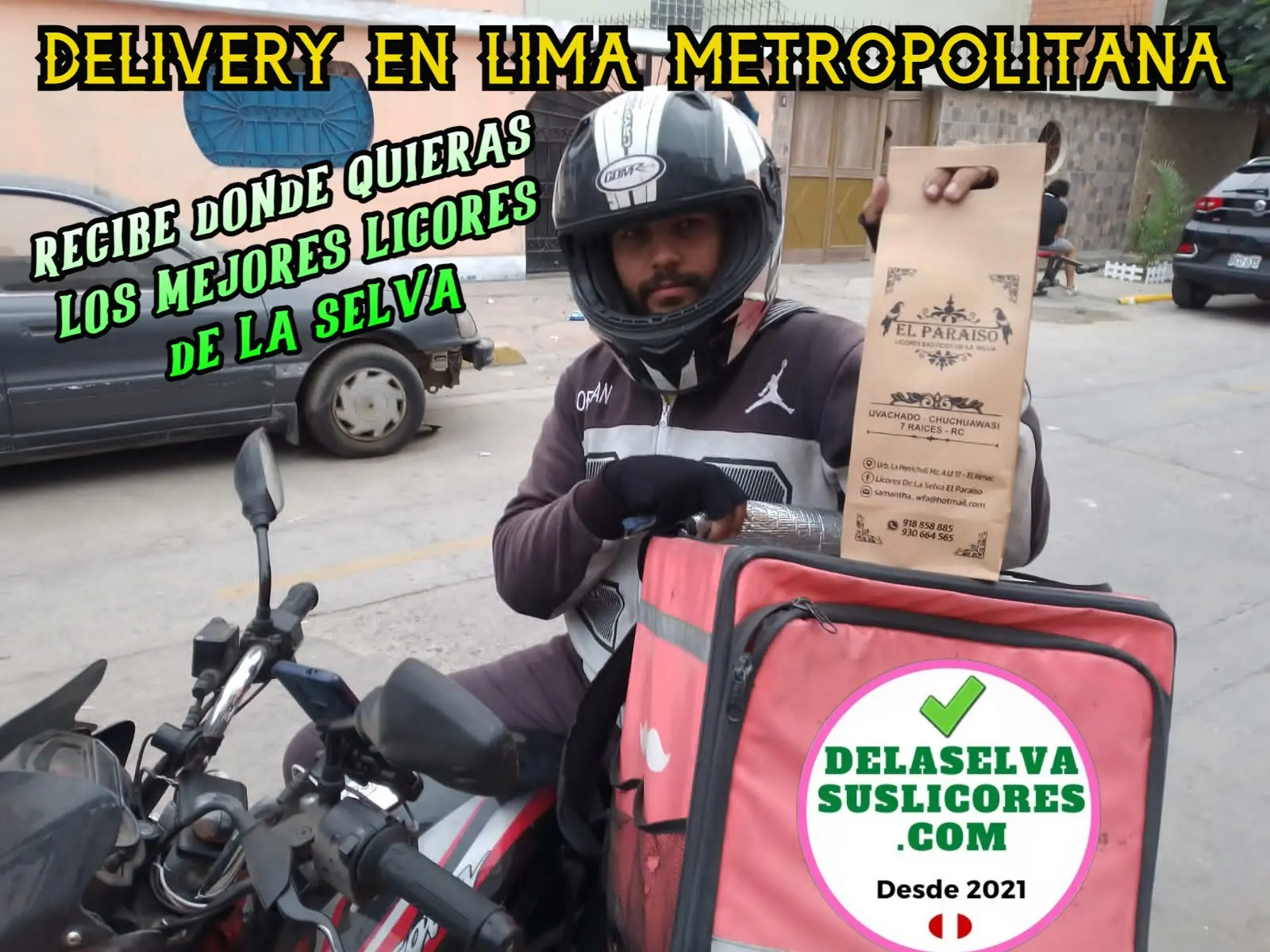 Venta delivery Licores de la Selva en Lima