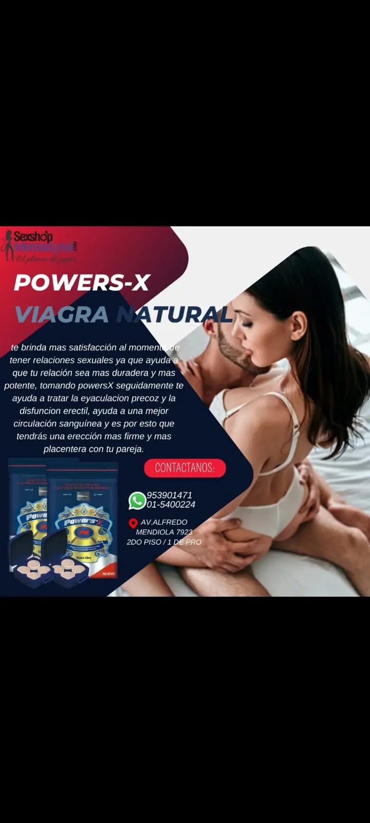 Powers X PROLONGA EL DESEMPEÑO SEXUAL TENDRÁS ERECCIONES MÁS FUERTES