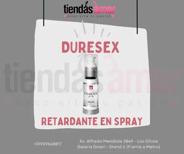 Duresex Spray Retardante eyaculación precoz - TIENDAS AMOR IZAGUIRRE