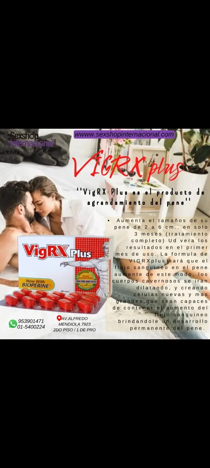 Vigrxplus tratamiento pene grande y potenciador TIENDAS AMOR - IZAGUIRRE